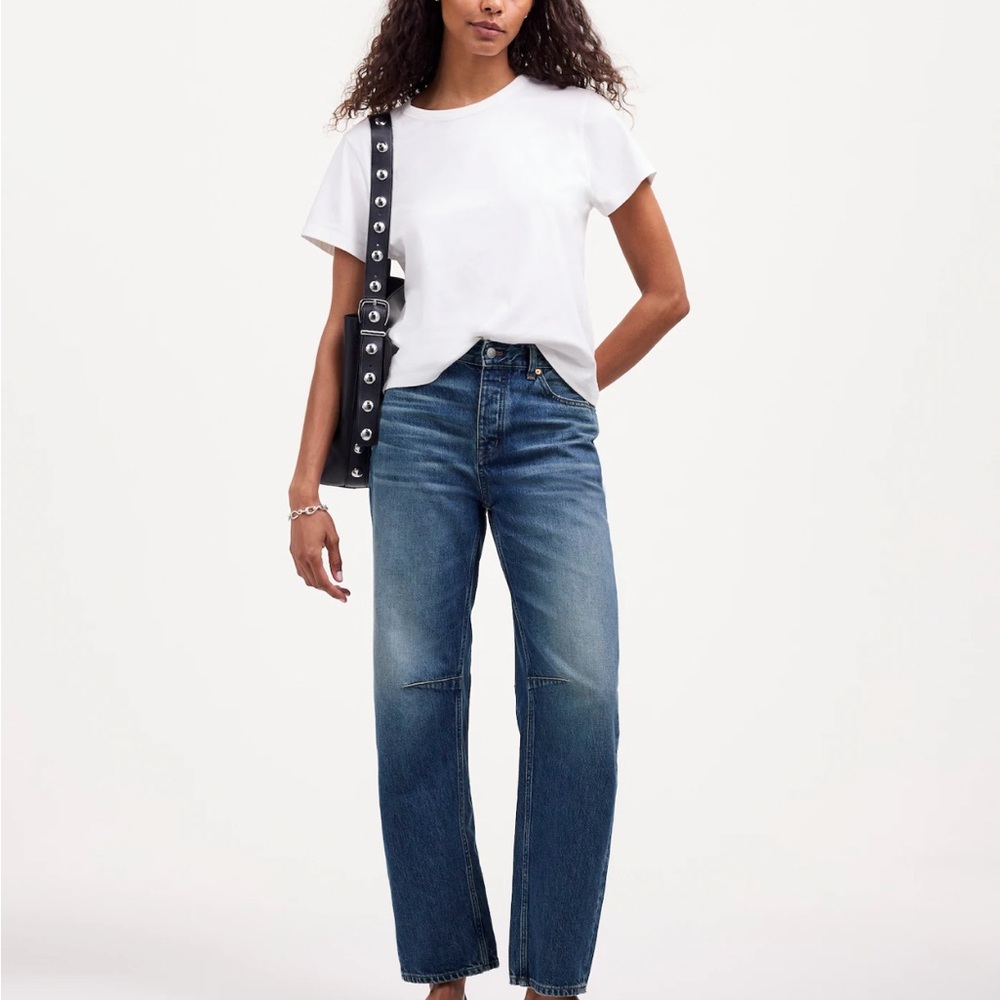 Madewell The Darted Barrel-Leg Jean SZ 28 NE526